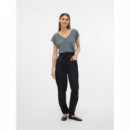 Camiseta VERO MODA Filli Balsam Green Dark Green