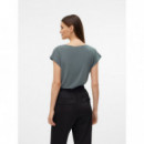 Camiseta VERO MODA Filli Balsam Green Dark Green