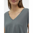 Camiseta VERO MODA Filli Balsam Green Dark Green