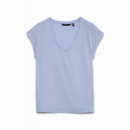 Camiseta Top VERO MODA Filli Brunnera Blue Medium Blue