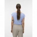 Camiseta Top VERO MODA Filli Brunnera Blue Medium Blue