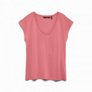 Camiseta Top VERO MODA Filli Coral Paradise