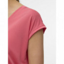 Camiseta Top VERO MODA Filli Coral Paradise