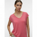 Camiseta Top VERO MODA Filli Coral Paradise
