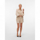 Pantalones Cortos Shorts VERO MODA Natali Silver Lining