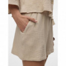 Pantalones Cortos Shorts VERO MODA Natali Silver Lining