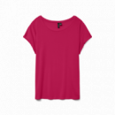Top Camiseta VERO MODA Plain Jazzy Medium Purple