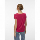 Top Camiseta VERO MODA Plain Jazzy Medium Purple
