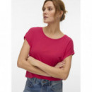 Top Camiseta VERO MODA Plain Jazzy Medium Purple