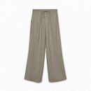 Pantalones Mujer Pantalones VERO MODA Loose Laurel Oak Medium Grey