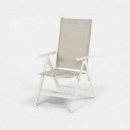 Silla reclinable de jardín ARUBA de exterior color blanco Hartman®