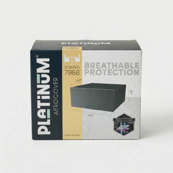 Funda para muebles de jardín 220x150x85 cm L Platinum® AeroCover