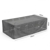 Funda para Muebles de Jardín 340X150X85 Cm Tamaño Xl PLATINUM® Aerocover