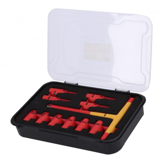 Juego de Vasos 3/8" con Llave en T 1.000V PAMACON 11 Pcs