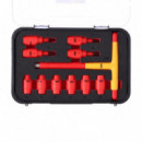 Juego de Vasos 3/8" con Llave en T 1.000V PAMACON 11 Pcs