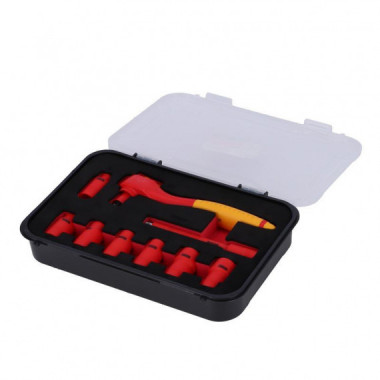 Juego Vasos 3/8" + Chicharra 1.000V PAMACON 9 Pcs