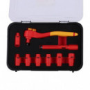 Juego Vasos 3/8" + Chicharra 1.000V PAMACON 9 Pcs