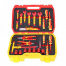 Juego Destornilladores + Alicates + Vasos 3/8" 1.000V PAMACON 25 Pcs