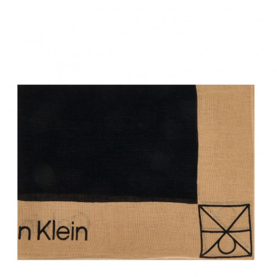 Bufanda Cruzada Tipo Pareo de Lino  CALVIN KLEIN