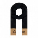 Bufanda Cruzada Tipo Pareo de Lino  CALVIN KLEIN