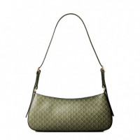 Bolso de Hombro con Emblema Revestido y Logo  CALVIN KLEIN