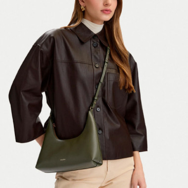 Bolso de hombro convertible con logo