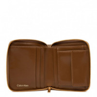 Cartera con Cremallera en el Contorno con Rfid y Logo  CALVIN KLEIN