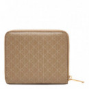 Cartera con Cremallera en el Contorno con Rfid y Logo  CALVIN KLEIN