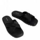 Sandalias Ligeras Luxor  con Tacón y Logo  CALVIN KLEIN