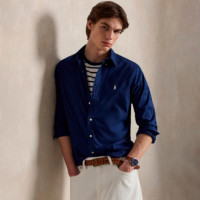 Camisa Custom Fit de Sarga Ligera  RALPH LAUREN