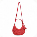 bolso media luna de rafia