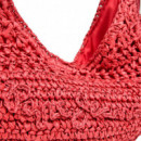 bolso media luna de rafia