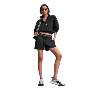 Short High-rise Logo-waist Sweat  DKNY
