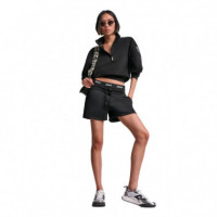 Short High-rise Logo-waist Sweat  DKNY