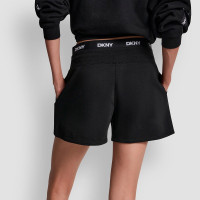 Short High-rise Logo-waist Sweat  DKNY