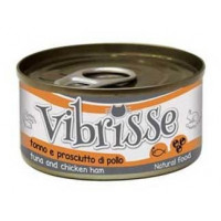 Vibrisse Gato Adulto Atun y Jamon de Pollo Lata 70 Gr  VIBRISSE/TOBIAS