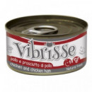 Vibrisse Gato Adulto Pollo y Jamon Lata 70 Gr  VIBRISSE/TOBIAS