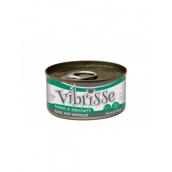 Vibrisse Gato Adulto Atun y Chanquetes Lata 70 Gr  VIBRISSE/TOBIAS