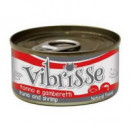 Vibrisse Gato Adulto Atun y Gambas Lata 70 Gr  VIBRISSE/TOBIAS