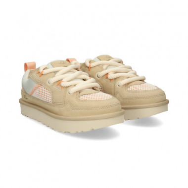 DEPORTIVO MALLA+TEXTIL+SERRAJE BEIGE