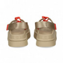 Sandalia Plataforma Acordonado Cuero  UGG