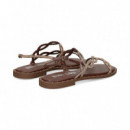 Esclava Trenza Strass + Marron  BIBI LOU