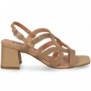 Sandalia Circulo Camel  BIBI LOU