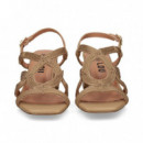 Sandalia Circulo Camel  BIBI LOU