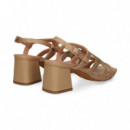 Sandalia Circulo Camel  BIBI LOU