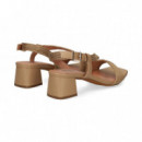 Sandalia Tira Empeine Camel  BIBI LOU