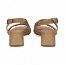 Sandalia Tira Empeine Camel  BIBI LOU