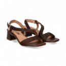 Sandalia Tira Empeine Marron  BIBI LOU