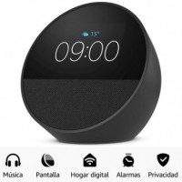 AMAZON ECHO Spot Altavoz BLUETOOTH Inteligente 2024 Negro