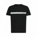 KARL LAGERFELD - elongated logo graphic tee - 999 - A3M46001/999